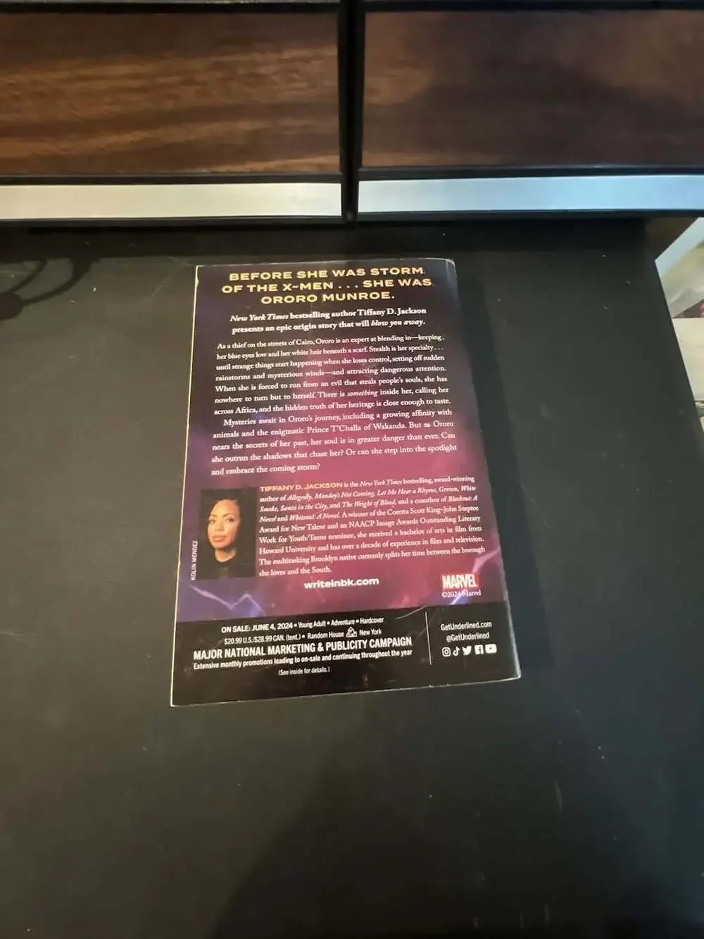 Storm: Dawn of a Goddess Advance Reader's Copy by Tiffany D. Jackson